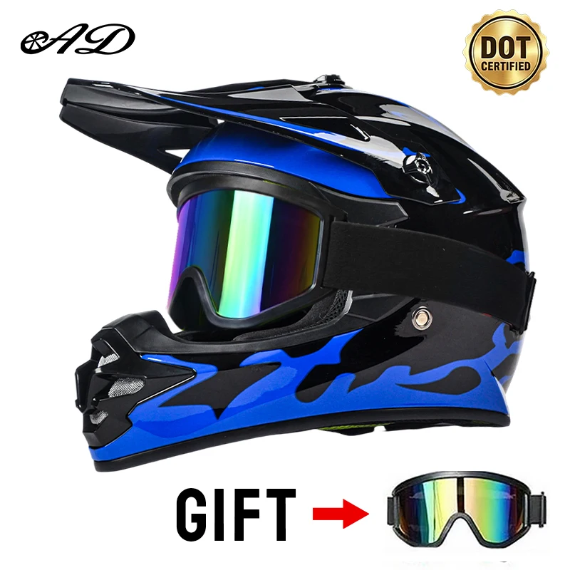 Hot Sale Dot Certified Kids Motorcycle Helmets Suitable for Off-Road Street Riding Mountain Bikes Helmet with Goggles Factory
Hot Sale Dot Certified Kids Motorcycle Helmets Suitable for Off-Road Street Riding Mountain Bikes Helmet with Goggles Factory