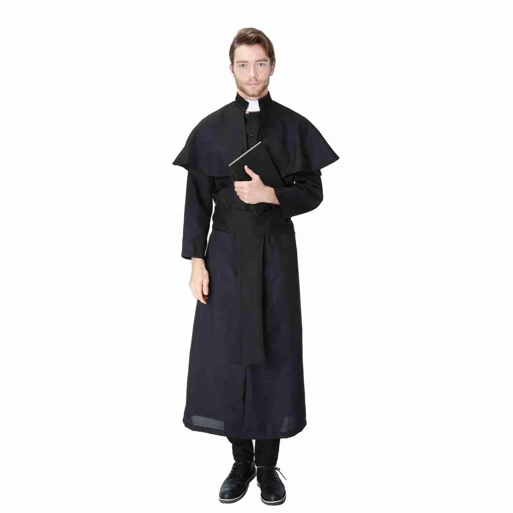 New Style Men's Father Catholic Priest Party Wear Adult Costume For Halloween
New Style Men's Father Catholic Priest Party Wear Adult Costume For Halloween