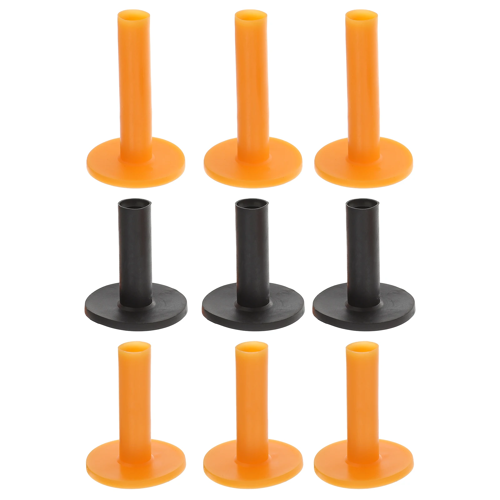 9Pcs Golf Tees Rubber Sturdy Indoor Training Mat Tees Driving Range Golf Practice Supplies Essential Golfs Supplies
9Pcs Golf Tees Rubber Sturdy Indoor Training Mat Tees Driving Range Golf Practice Supplies Essential Golfs Supplies