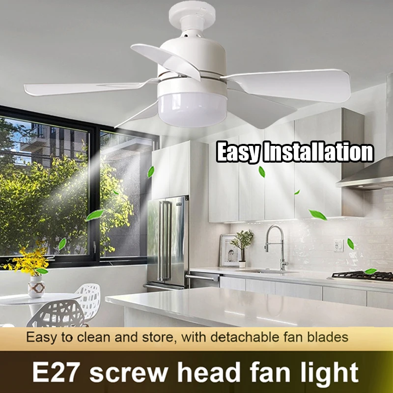 Потолочный вентилятор 2 в 1 с дистанционным управлением, осветительная лампа E27, основание преобразователя, основание освещения, спальня, гостиная
Потолочный вентилятор 2 в 1 с дистанционным управлением, осветительная лампа E27, основание преобразователя, основание освещения, спальня, гостиная