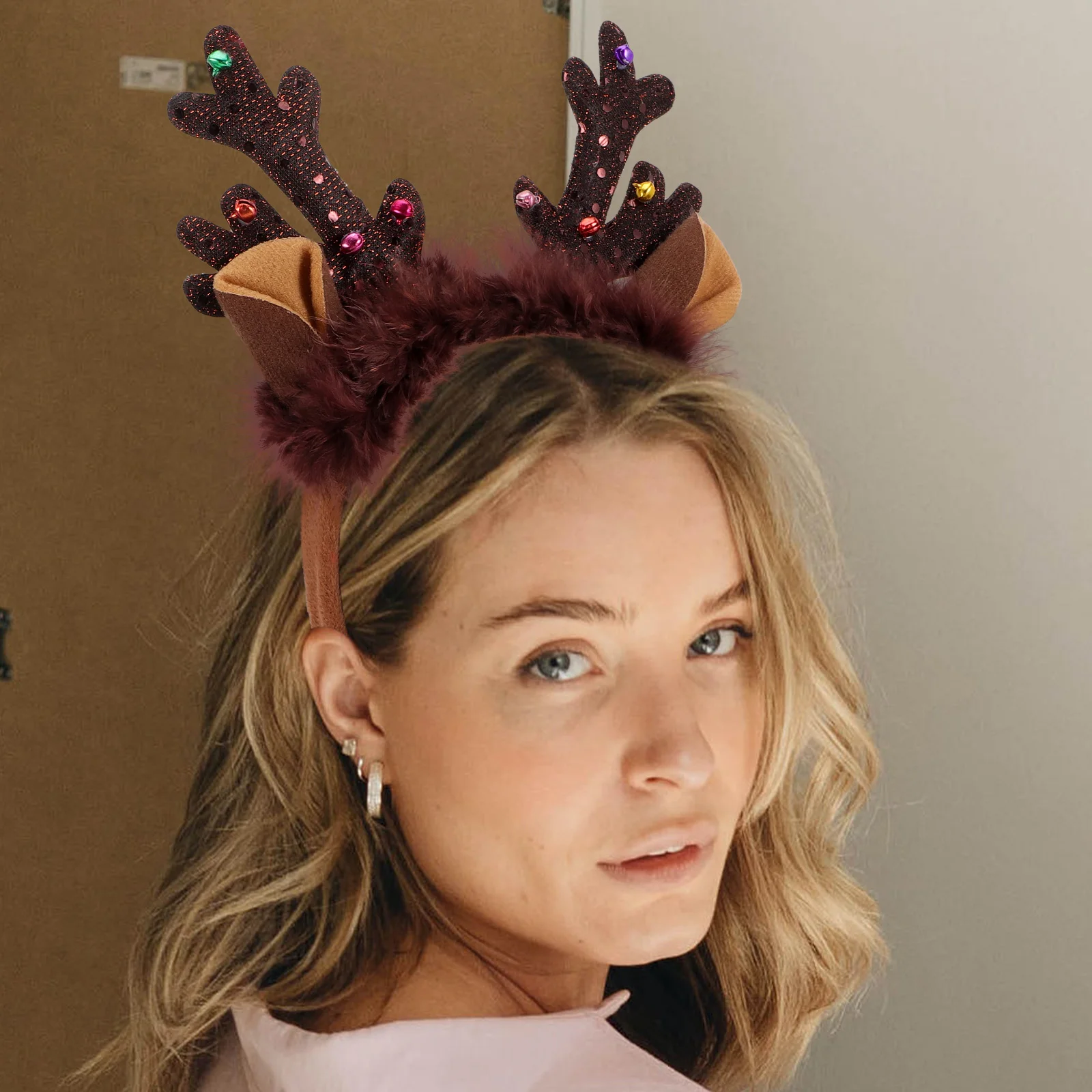 Elk Antler Headb Xmas Hair Accessory Lightweight Comfortable Party Costume Prop Photo Christmas Gifts Novel Headb s Women
Elk Antler Headb Xmas Hair Accessory Lightweight Comfortable Party Costume Prop Photo Christmas Gifts Novel Headb s Women