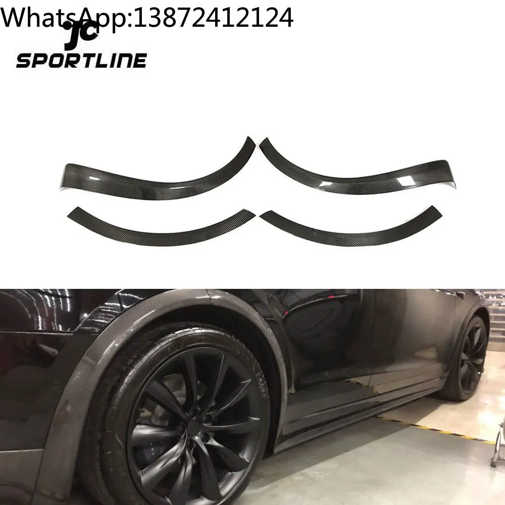 Carbon Fiber Car Wheel Eyebrow Arch Trim Lips Fender Flares Protector for Tesla Model X 2016-2019
Carbon Fiber Car Wheel Eyebrow Arch Trim Lips Fender Flares Protector for Tesla Model X 2016-2019
