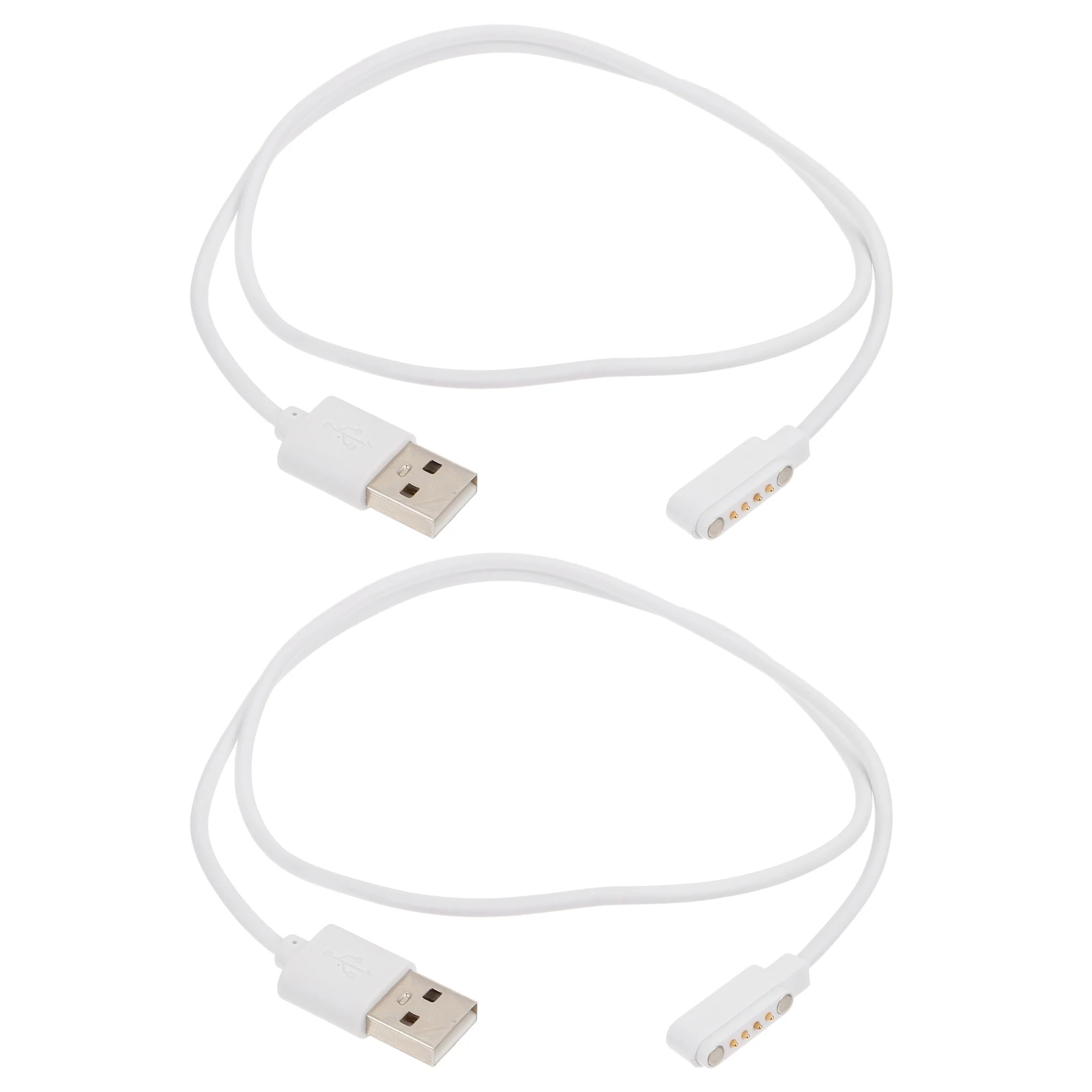 2 Pcs Magnetic Suction Charging Cable for Smart Watch White 4 Pin Durable Lightweight Storage Replacement
2 Pcs Magnetic Suction Charging Cable for Smart Watch White 4 Pin Durable Lightweight Storage Replacement