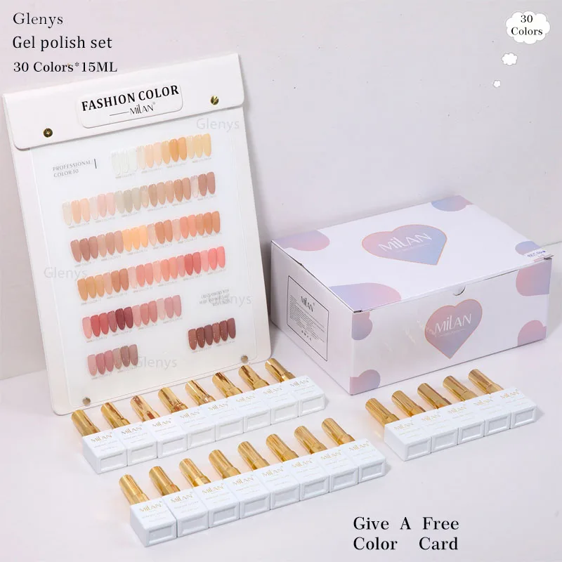 Glenys 30-цветный лак для ногтей с вишневым цветом и кокосовым молоком, клей All Network, популярный полуперманентный гель для замачивания, набор твердых лаков
Glenys 30-цветный лак для ногтей с вишневым цветом и кокосовым молоком, клей All Network, популярный полуперманентный гель для замачивания, набор твердых лаков