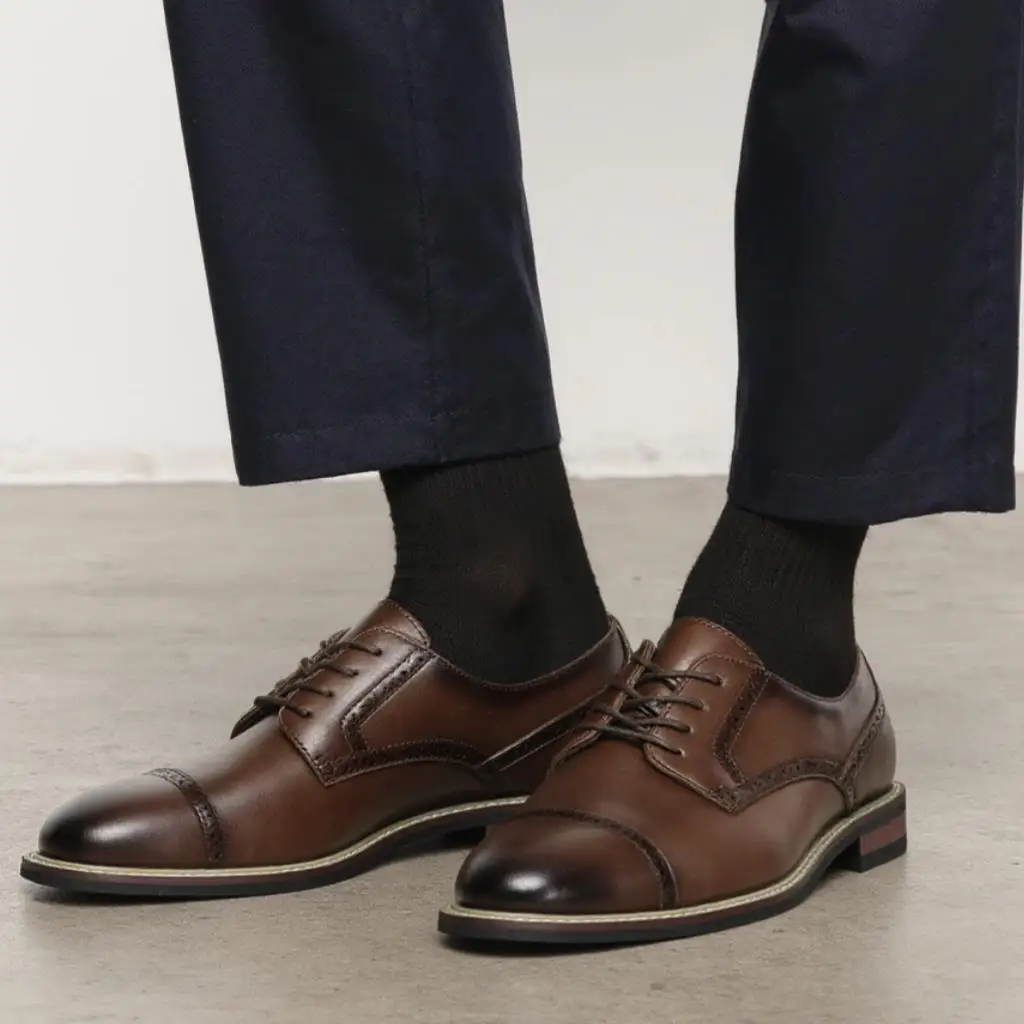 Social Male Shoe Gentleman'S Comfortable Business Stylish Men'S Dress Shoes Leather
Social Male Shoe Gentleman'S Comfortable Business Stylish Men'S Dress Shoes Leather