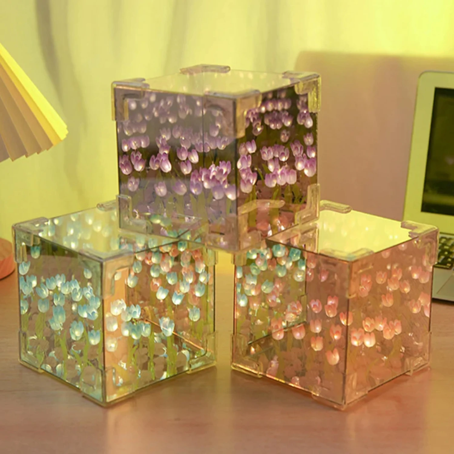 DIY Mirrors Tulip Led Night Light Mirror Table Lamps Bedroom Ornaments Decoration Room Table Lamps Bedside Handmade Gift Decor
DIY Mirrors Tulip Led Night Light Mirror Table Lamps Bedroom Ornaments Decoration Room Table Lamps Bedside Handmade Gift Decor