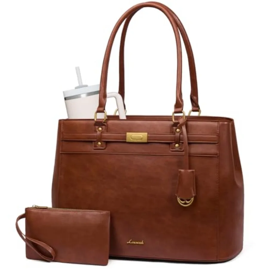 Laptop Tote Bag for Women, Waterproof Leather Work Computer Bag, Office Briefcase Shoulder Handbag Purse
Laptop Tote Bag for Women, Waterproof Leather Work Computer Bag, Office Briefcase Shoulder Handbag Purse