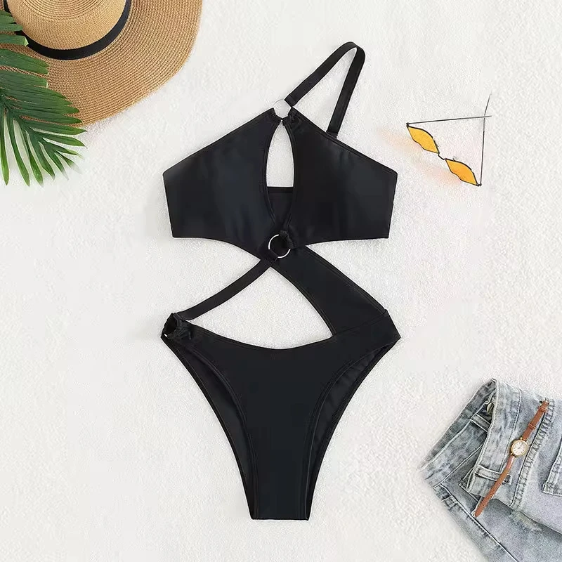 Single Shoulder Sexy Swimming Suit Women Swimwear Hollow Out One Piece Bodysuit Bathing Suit 2025 Fashion Beach Bikinis
Single Shoulder Sexy Swimming Suit Women Swimwear Hollow Out One Piece Bodysuit Bathing Suit 2025 Fashion Beach Bikinis
