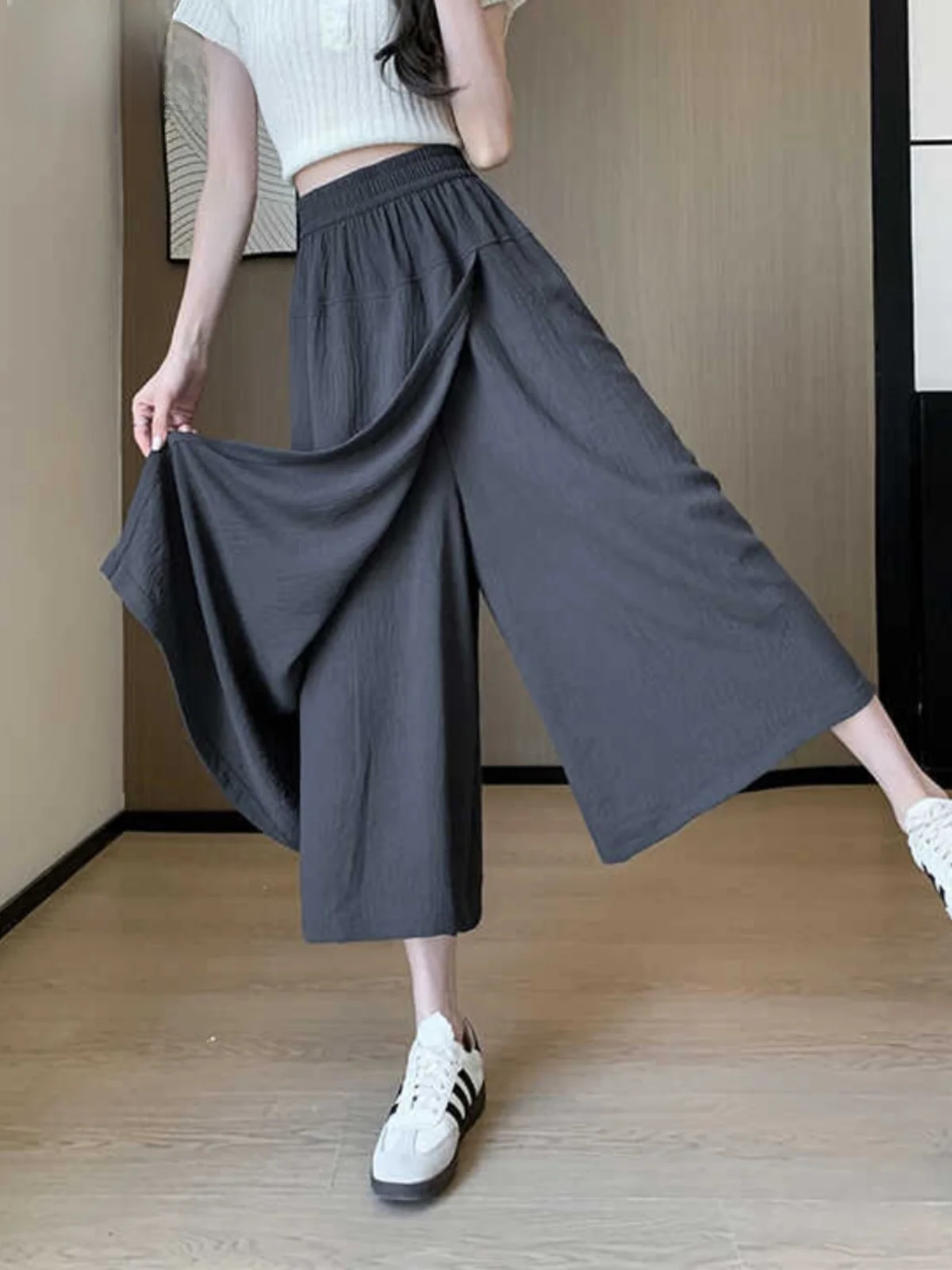 plus Size Casual Straight Leg Pants Skirt Women's Fashion Summer New Style All-Match Slimming Color High Waist Korean S...
plus Size Casual Straight Leg Pants Skirt Women's Fashion Summer New Style All-Match Slimming Color High Waist Korean S...