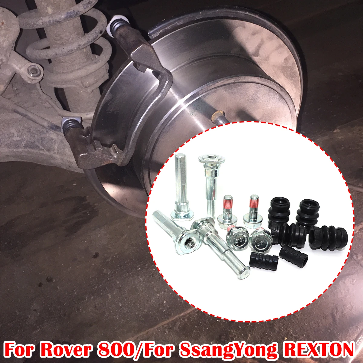 Left Right Brake Caliper Cylinder Slider Guide Pin For Disc Housing Bolts Rubber Bushing Boot For Rover 800 XS SsangYong REXTON
Left Right Brake Caliper Cylinder Slider Guide Pin For Disc Housing Bolts Rubber Bushing Boot For Rover 800 XS SsangYong REXTON
