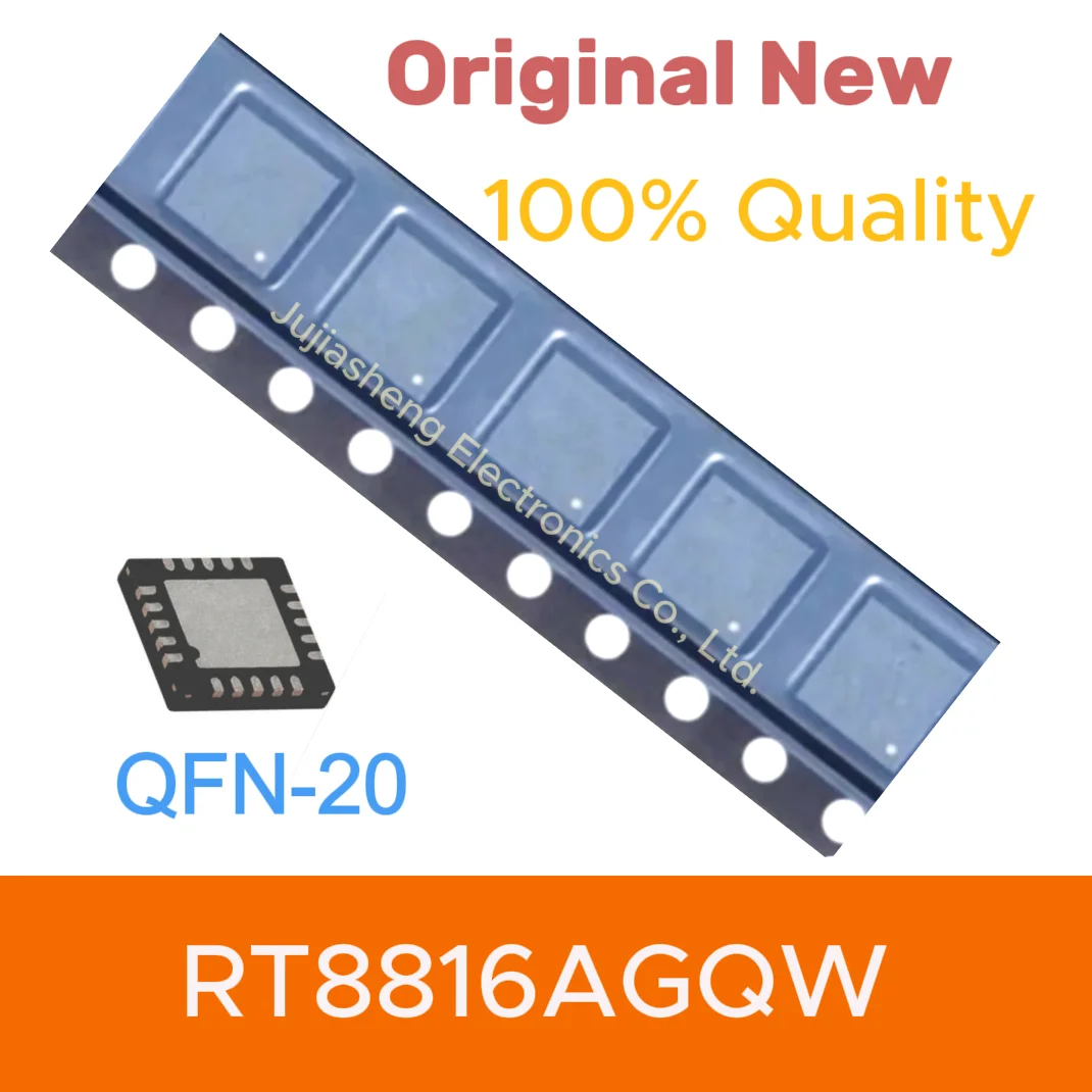 (10pcs)RT8816AGQW QFN20 New original Dual-Phase PWM Controller IC Electronic Component integrated circuit
(10pcs)RT8816AGQW QFN20 New original Dual-Phase PWM Controller IC Electronic Component integrated circuit