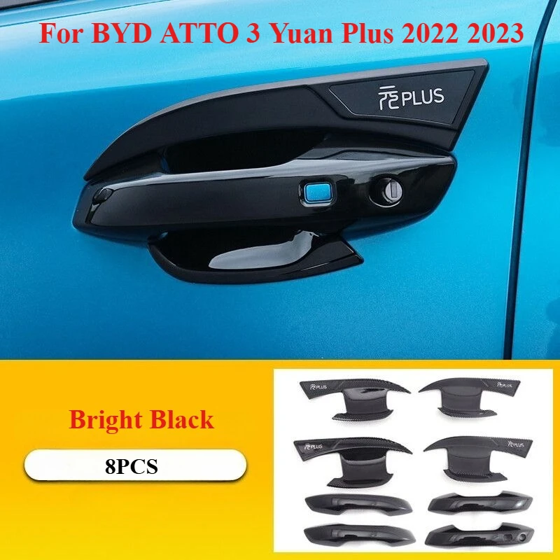 For BYD ATTO 3 Yuan Plus 2022 2023 Car Accessories ABS Chrome Door Handle Cover With Smart Key Hole Catch Cap Trim Molding
For BYD ATTO 3 Yuan Plus 2022 2023 Car Accessories ABS Chrome Door Handle Cover With Smart Key Hole Catch Cap Trim Molding
