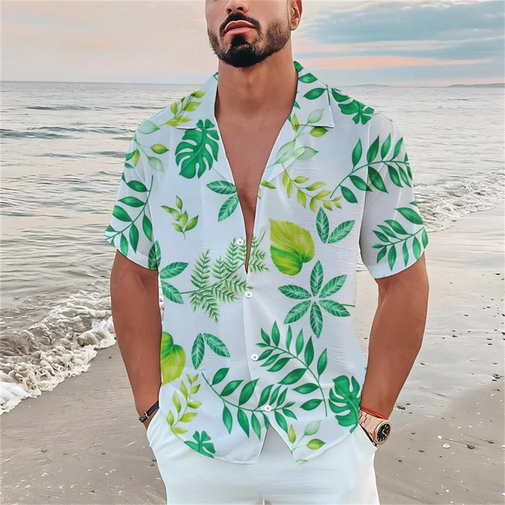 2023 Summer New Men's Polo Button Leaf Printed Short Sleeve Shirt Beach Outdoor Leisure High Quality Soft Fabric Designer Top
2023 Summer New Men's Polo Button Leaf Printed Short Sleeve Shirt Beach Outdoor Leisure High Quality Soft Fabric Designer Top