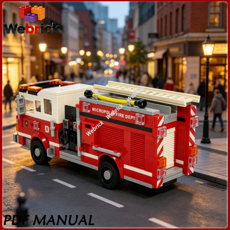 High-detail Rescue Pump Fire Truck BuildingBlockSet, CityFire Truck Model DIY Assembly, Small Particles, Display DecorMOC-258491
High-detail Rescue Pump Fire Truck BuildingBlockSet, CityFire Truck Model DIY Assembly, Small Particles, Display DecorMOC-258491