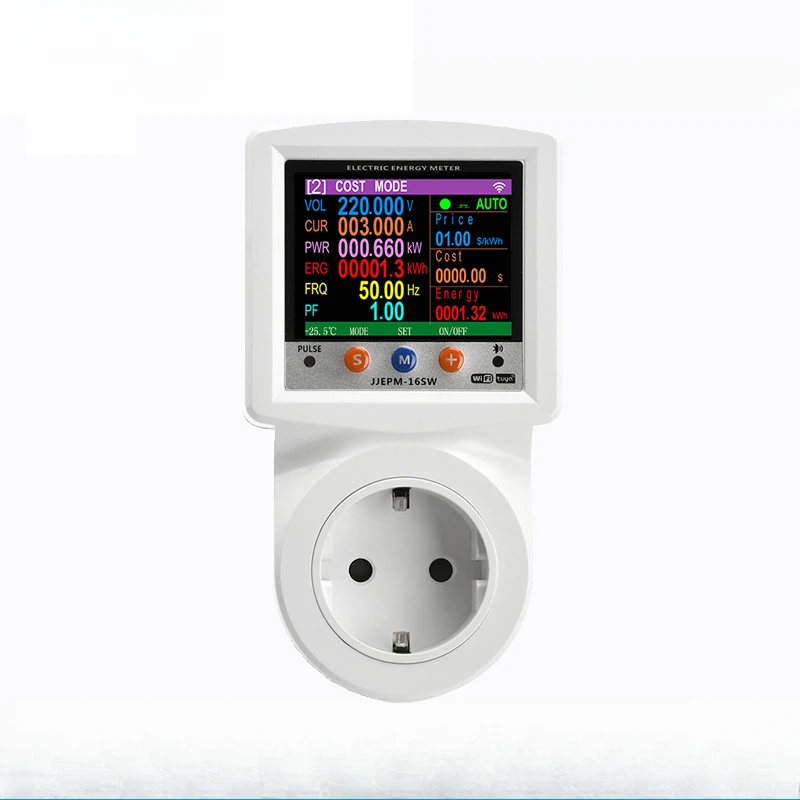 Voltage power meter over and under current protection adjustable metering socket
Voltage power meter over and under current protection adjustable metering socket