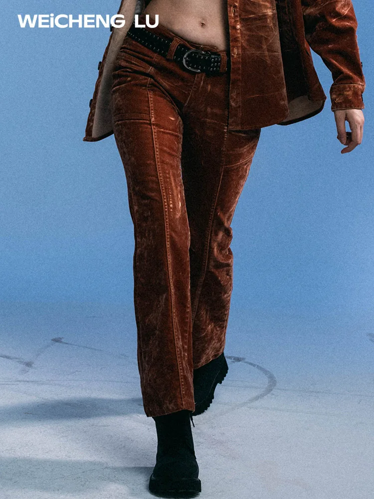 Weicheng Lu Autumn 2024 Wide Leg Jeans Women's Slim Fit Retro Versatile Denim Pants High Waist Deep Blue l Waist
Weicheng Lu Autumn 2024 Wide Leg Jeans Women's Slim Fit Retro Versatile Denim Pants High Waist Deep Blue l Waist