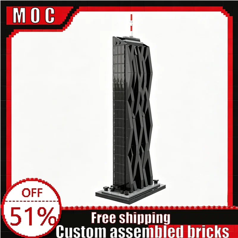 702 Parts 1:800 Scale City Skyscraper Building Blocks Model Boys Educational DIY Assembly Toys Creative Birthday Christmas Gifts
702 Parts 1:800 Scale City Skyscraper Building Blocks Model Boys Educational DIY Assembly Toys Creative Birthday Christmas Gifts