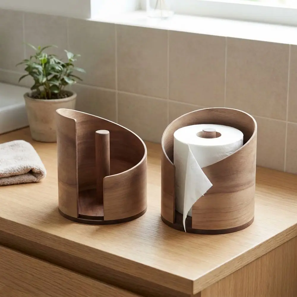Large Capacity Wooden Paper Towel Holder Natural Wood Anti Slip Base Paper Roll Rack Minimalist Stable Round Roll Dispenser
Large Capacity Wooden Paper Towel Holder Natural Wood Anti Slip Base Paper Roll Rack Minimalist Stable Round Roll Dispenser