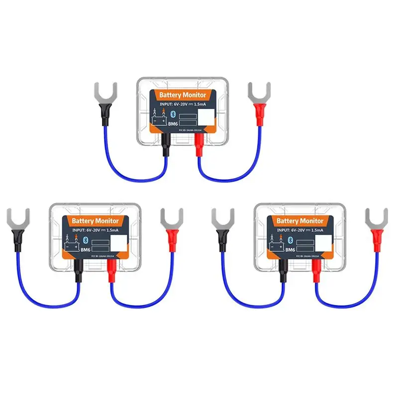 AA81-3X Wireless Bluetooth 12V Battery Monitory BM6 With Car Battery Health Check APP Monitoring Battery Tester
AA81-3X Wireless Bluetooth 12V Battery Monitory BM6 With Car Battery Health Check APP Monitoring Battery Tester