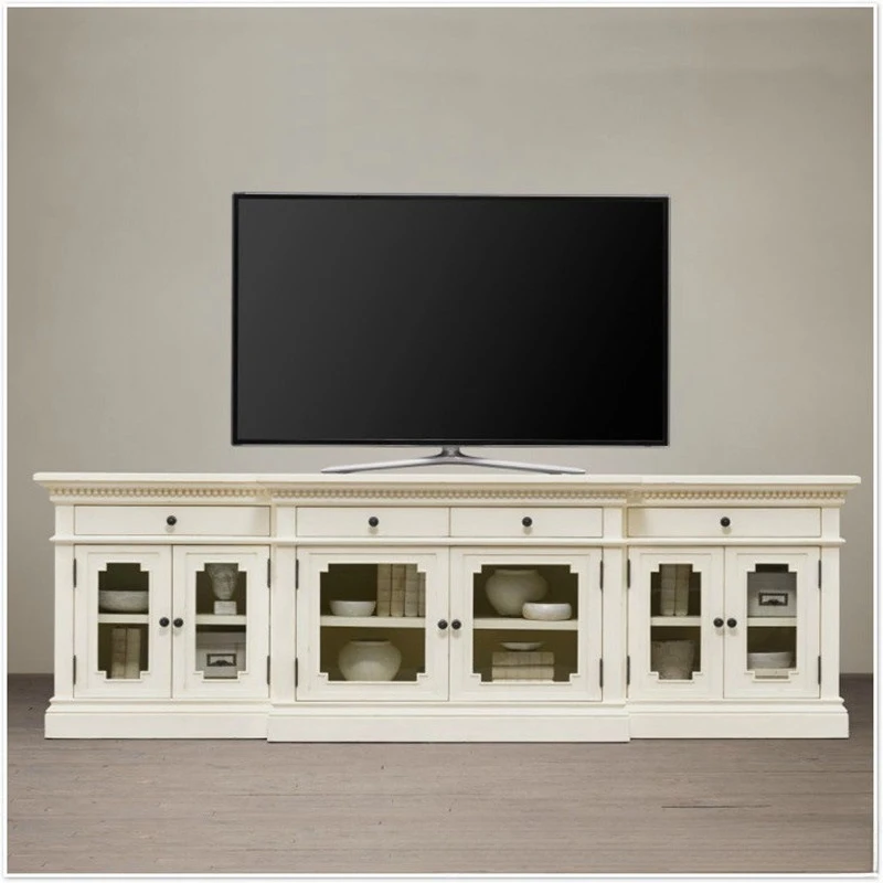 Solid wood TV cabinet Living room oak glass door audio-visual cabinet Six-door locker
Solid wood TV cabinet Living room oak glass door audio-visual cabinet Six-door locker