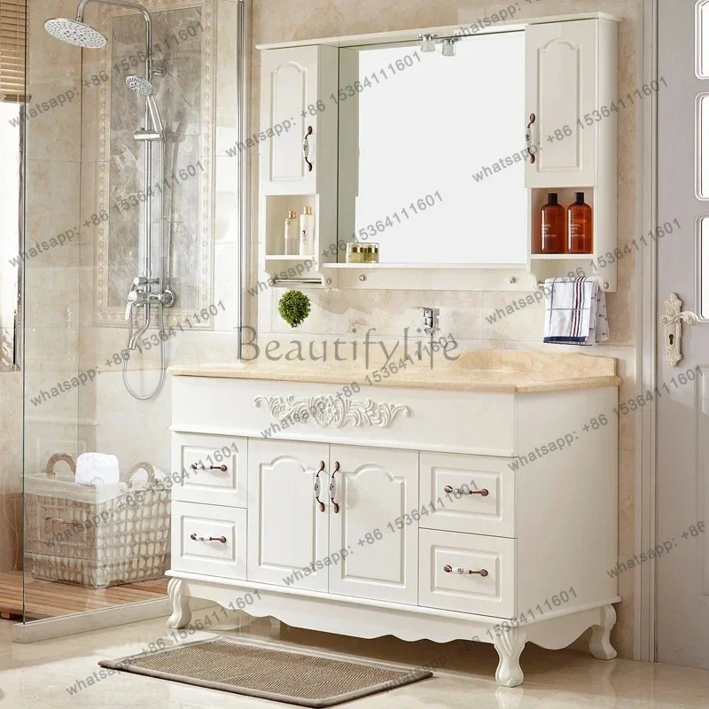 LJYOak Набор шкафов для ванной комнаты Напольный умывальник Напольная раковина для ванной комнаты Зеркальный шкаф Мрамор
LJYOak Набор шкафов для ванной комнаты Напольный умывальник Напольная раковина для ванной комнаты Зеркальный шкаф Мрамор