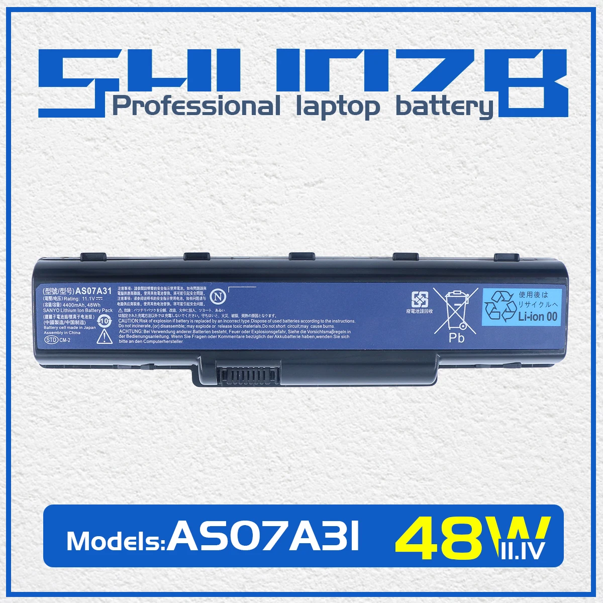 AS07A31 Battery For Acer Aspire 4740g 4920G 4925G 4935G 4937 5236 5235 5735z 5738z 5737z 5740dg 7715z AS07A41 AS07A51 AS07A71
AS07A31 Battery For Acer Aspire 4740g 4920G 4925G 4935G 4937 5236 5235 5735z 5738z 5737z 5740dg 7715z AS07A41 AS07A51 AS07A71