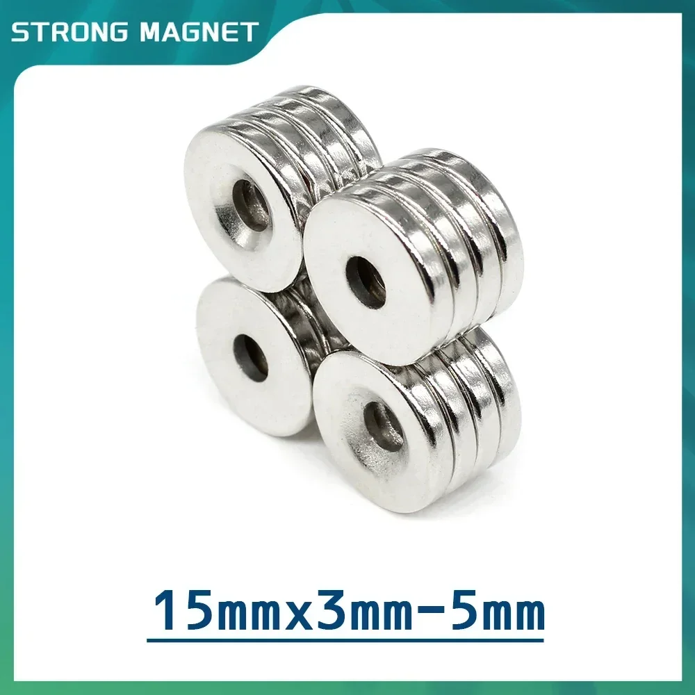 5/10/20/30/50/100PCS 15X3-5 mm Small Round Search Magnet 15X3 With Hole 15x3-5mm Countersunk Neodymium Magnet Disc 15*3-5 N35
5/10/20/30/50/100PCS 15X3-5 mm Small Round Search Magnet 15X3 With Hole 15x3-5mm Countersunk Neodymium Magnet Disc 15*3-5 N35