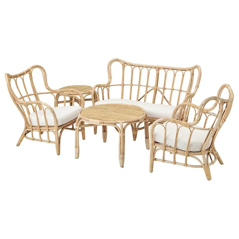 Hotel B&B ins rattan sofa leisure single double balcony indoor rattan chair Southeast Asian small apartment combination
Hotel B&B ins rattan sofa leisure single double balcony indoor rattan chair Southeast Asian small apartment combination