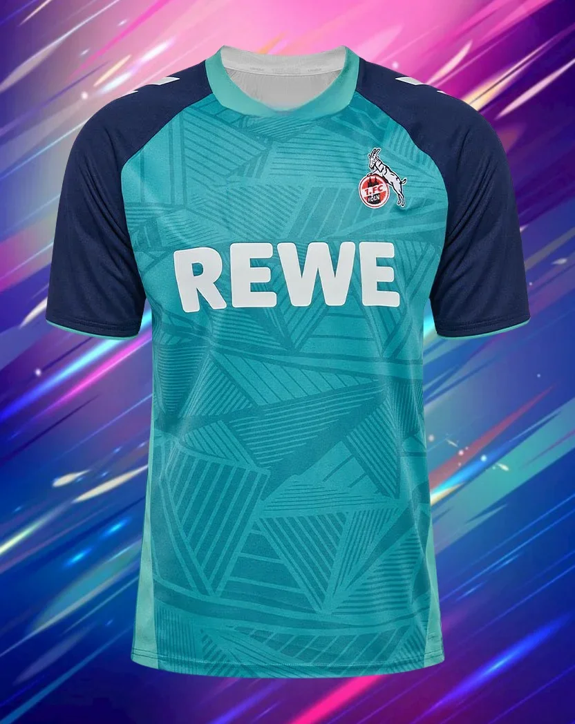 Летняя мужская и женская футболка для спорта и отдыха Koln Away New Jersey с круглым вырезом и короткими рукавами, дышащий быстросохнущий топ
Летняя мужская и женская футболка для спорта и отдыха Koln Away New Jersey с круглым вырезом и короткими рукавами, дышащий быстросохнущий топ