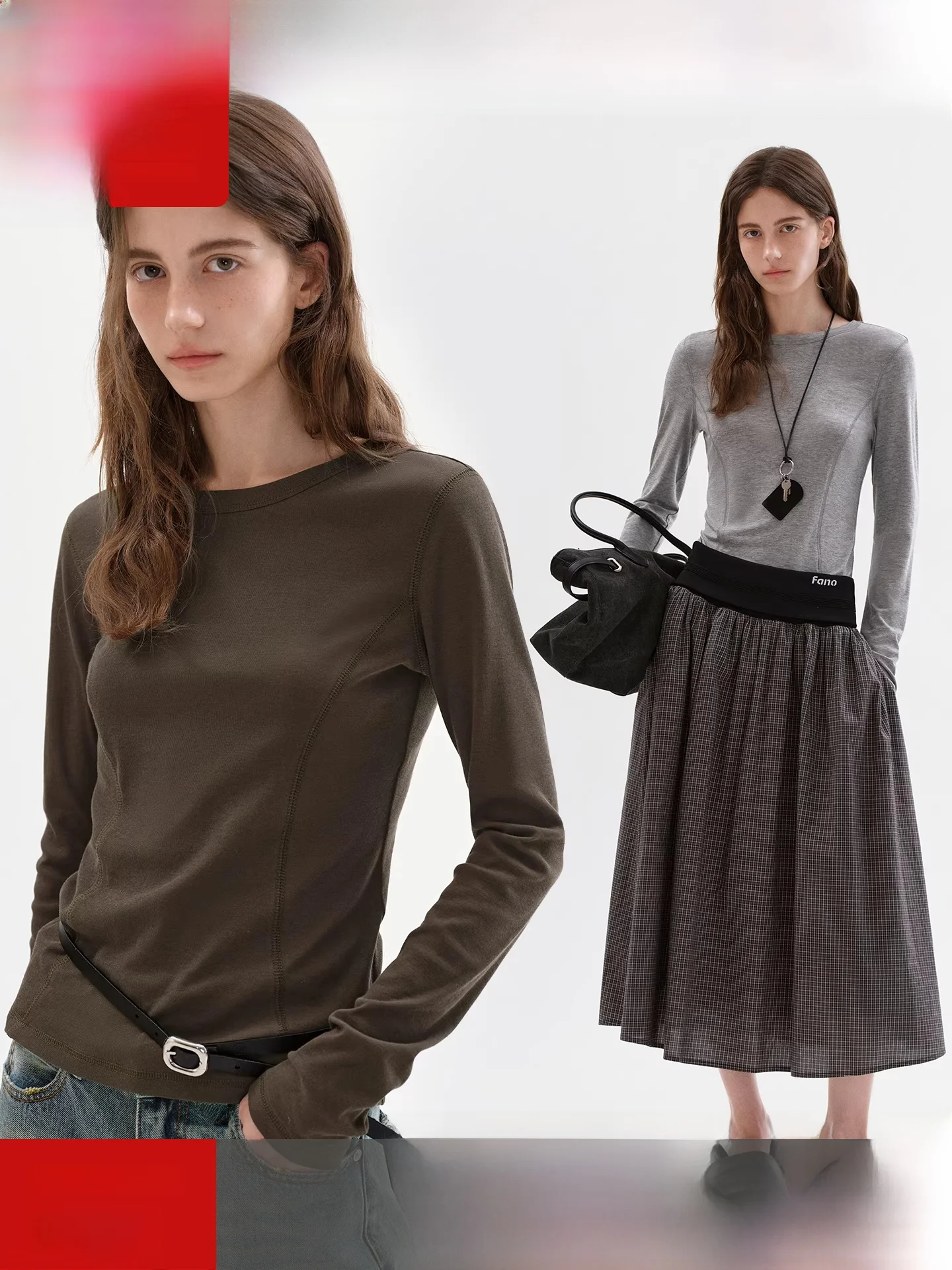 Женская классическая универсальная футболка Fano с длинным рукавом, свободного кроя, базовый слой, приталенная, для повседневной носки, с круглым вырезом, стандартной длины
Женская классическая универсальная футболка Fano с длинным рукавом, свободного кроя, базовый слой, приталенная, для повседневной носки, с круглым вырезом, стандартной длины