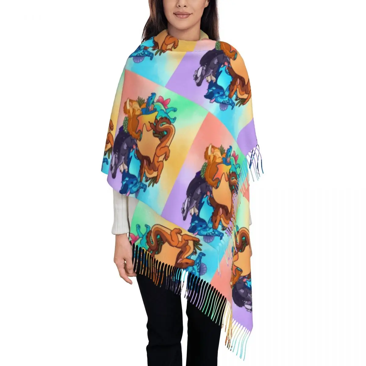 Chibi Dragonets Of Destiny Scarf Tassel Scarves for Women Soft Warm Shawls and Wraps Large Fall Winter Shawl Wrap
Chibi Dragonets Of Destiny Scarf Tassel Scarves for Women Soft Warm Shawls and Wraps Large Fall Winter Shawl Wrap