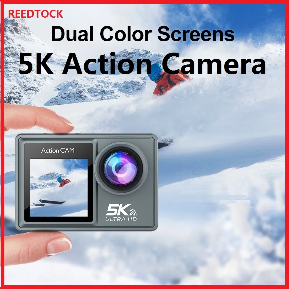 Action Camera 5K 30FPS 1080P Wifi Remote Control Dual Screen 170° Waterproof Suitable For Outdoor 4K 60FPS Sports Camera
Action Camera 5K 30FPS 1080P Wifi Remote Control Dual Screen 170° Waterproof Suitable For Outdoor 4K 60FPS Sports Camera