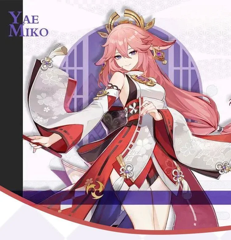 Yae Miko Genshin Impact Cosplay Costume Pink Wig Props Game Anime Halloween Party
Yae Miko Genshin Impact Cosplay Costume Pink Wig Props Game Anime Halloween Party