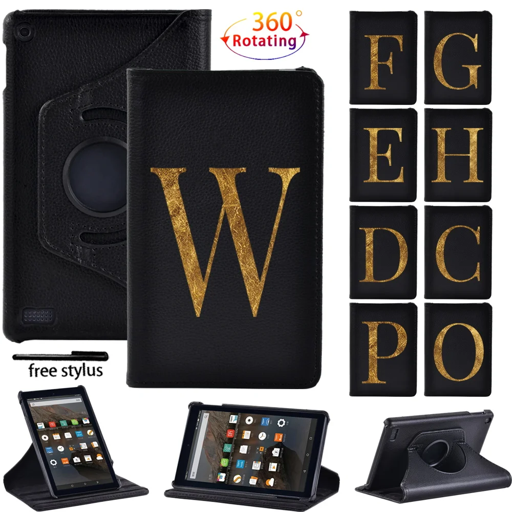 360 Degree Rotating Smart Tablet Stand Case Cover for Fire 7 5th Gen 2015/Fire 7 7th Gen 2017/Fire 7 9th Gen 2019 Letter Print
360 Degree Rotating Smart Tablet Stand Case Cover for Fire 7 5th Gen 2015/Fire 7 7th Gen 2017/Fire 7 9th Gen 2019 Letter Print