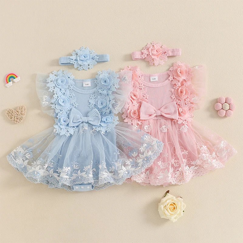 Summer Toddler Baby Girls Romper Dress 3D Flower Embroidery Mesh Jumpsuit Infant Newborn Clothes
Summer Toddler Baby Girls Romper Dress 3D Flower Embroidery Mesh Jumpsuit Infant Newborn Clothes