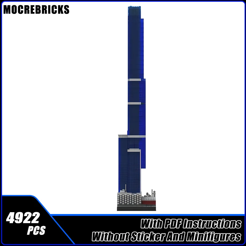 MOC Building Blocks Famous City Landscape New York Central Park Tower Skyscraper Modular Architective Model Technical Brick Toys
MOC Building Blocks Famous City Landscape New York Central Park Tower Skyscraper Modular Architective Model Technical Brick Toys