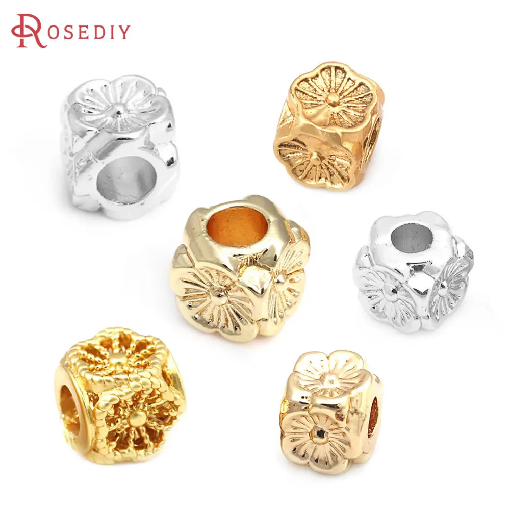 18K Gold Color Brass Plum Flower Necklaces Bracelets Spacer Beads High Quality Jewelry Making Necklace Earrings
18K Gold Color Brass Plum Flower Necklaces Bracelets Spacer Beads High Quality Jewelry Making Necklace Earrings