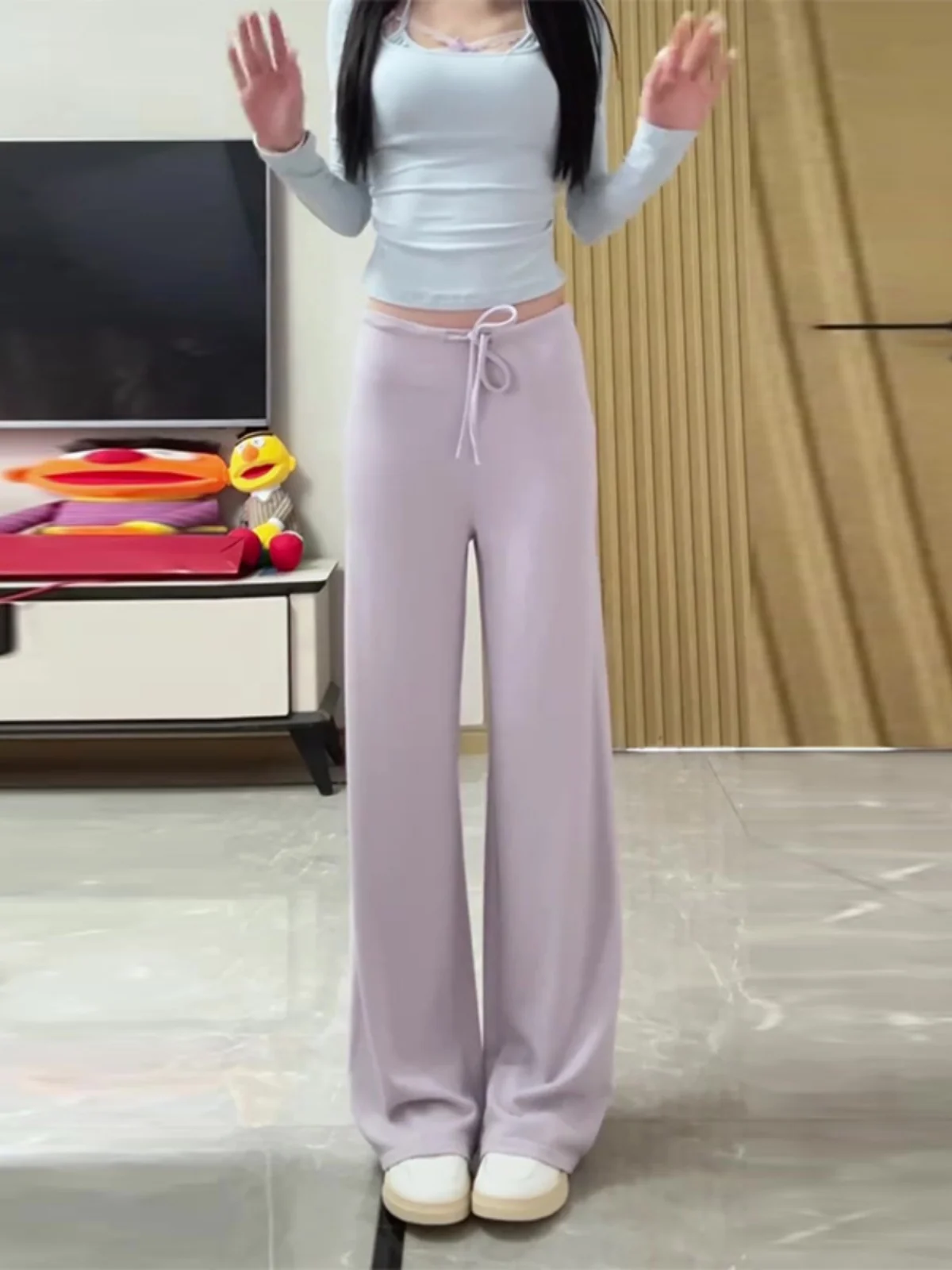 Прямые повседневные брюки с высокой талией, женские модные брюки для йоги, большие размеры, Harajuku Sle, льняная ткань, осеннее новое поступление
Прямые повседневные брюки с высокой талией, женские модные брюки для йоги, большие размеры, Harajuku Sle, льняная ткань, осеннее новое поступление