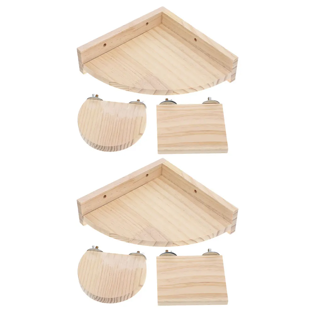 6pcs Wooden Hamster Jumping Platform Bite-Resistant Sturdy Elevated Stand For Small Pets Durable Climbing Board Cage Accessories
6pcs Wooden Hamster Jumping Platform Bite-Resistant Sturdy Elevated Stand For Small Pets Durable Climbing Board Cage Accessories