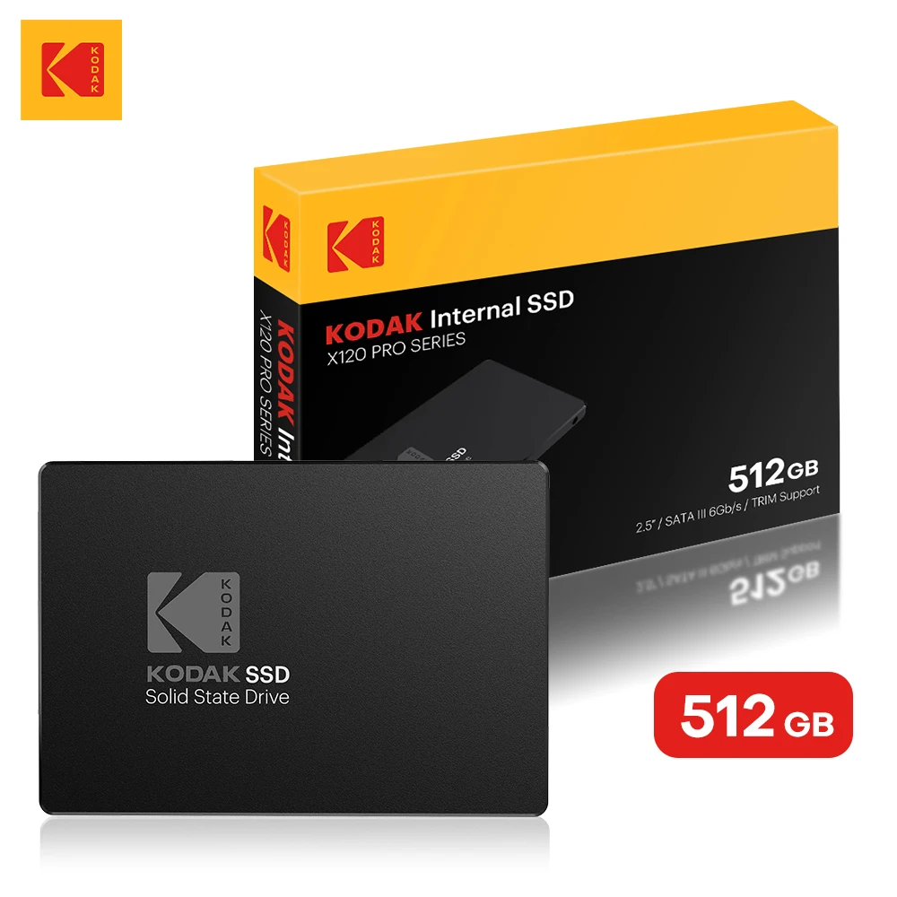 SSD KODAK Hard Drive HDD 2.5'' SATA III SSD 128GB 256GB Computer Disk 512GB 1TB sata Internal Solid State Drive for PC Laptop
SSD KODAK Hard Drive HDD 2.5'' SATA III SSD 128GB 256GB Computer Disk 512GB 1TB sata Internal Solid State Drive for PC Laptop