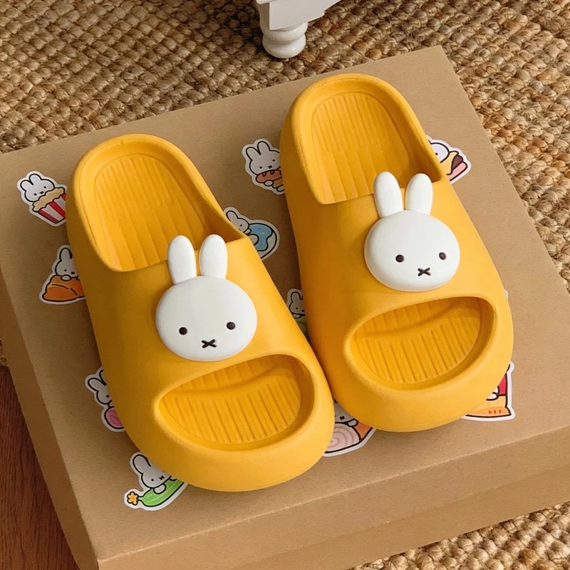 Cute Miffy Rabbits Slippers Cloud Thick-soled Sandals Summer Fashion Soft Bottom Beach Men Slippers Women's Sandals EVA Slides
Cute Miffy Rabbits Slippers Cloud Thick-soled Sandals Summer Fashion Soft Bottom Beach Men Slippers Women's Sandals EVA Slides