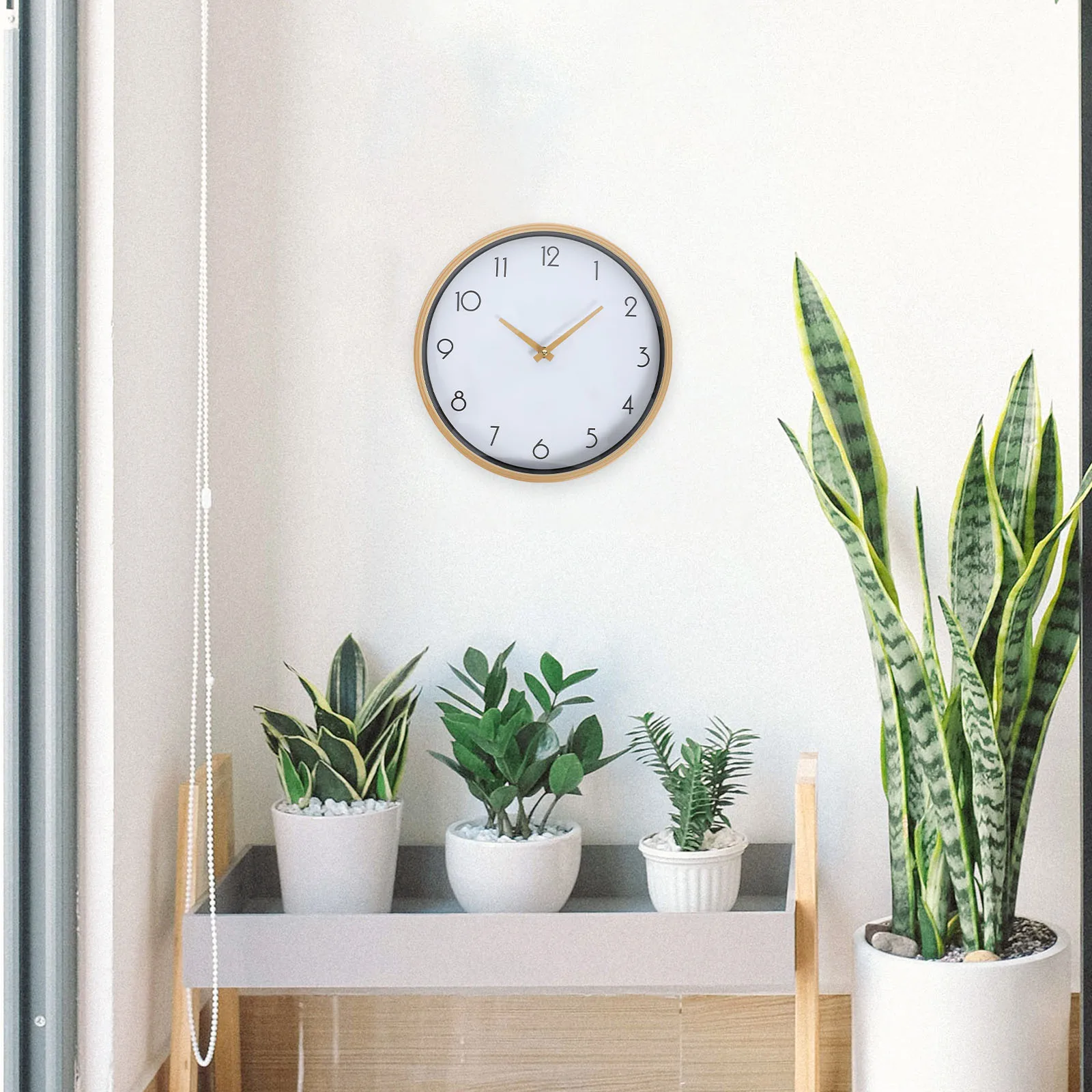 Wood Grain Wall Clock Nordic Style Round Design Simple Silent Quartz Movement Wall Clock for Home Bedroom Office Living Room 
Wood Grain Wall Clock Nordic Style Round Design Simple Silent Quartz Movement Wall Clock for Home Bedroom Office Living Room