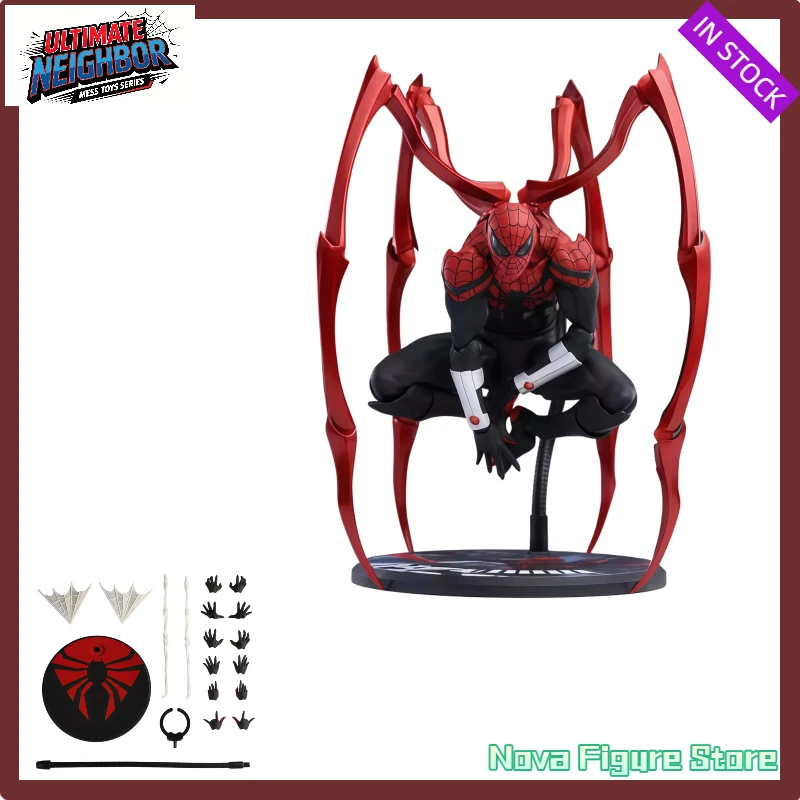 In Stock MESS TOYS Ultimate Neighbor Superior Spider-Man Black Red Box Action Figure Toys Collection Gifts
In Stock MESS TOYS Ultimate Neighbor Superior Spider-Man Black Red Box Action Figure Toys Collection Gifts