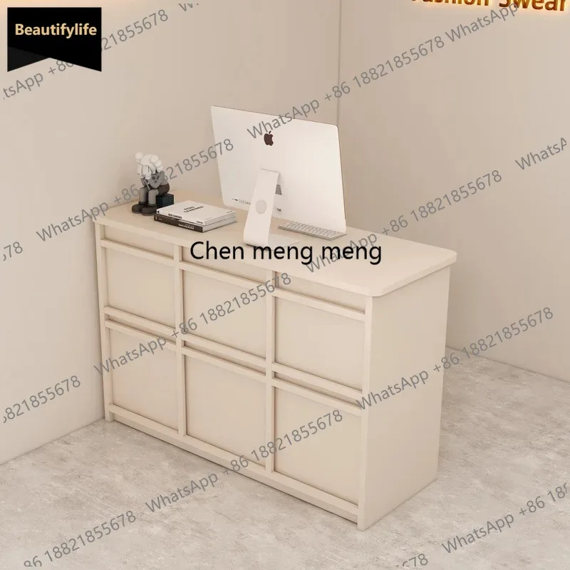 D80 Checkstand Counter Reception Desks Front Desk Pulpit Modern Reception Desks Simple Artificial Board Furniture
D80 Checkstand Counter Reception Desks Front Desk Pulpit Modern Reception Desks Simple Artificial Board Furniture