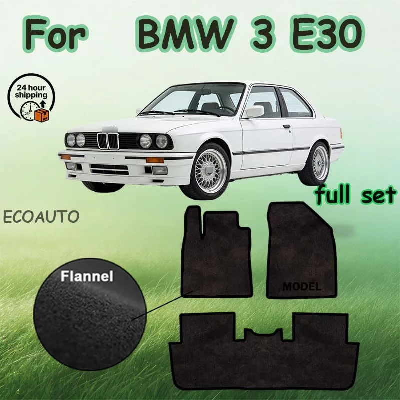 Нейлоновые замшевые автомобильные коврики для BMW 3 E30 Coupe (1982-1994) - графитовый цвет
Нейлоновые замшевые автомобильные коврики для BMW 3 E30 Coupe (1982-1994) - графитовый цвет