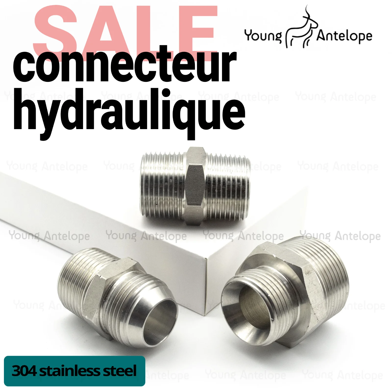 304 stainless steel seal hydraulic oil tube connector accessories cone male thread hex BSP/BSPT pipe coupling adapter
304 stainless steel seal hydraulic oil tube connector accessories cone male thread hex BSP/BSPT pipe coupling adapter
