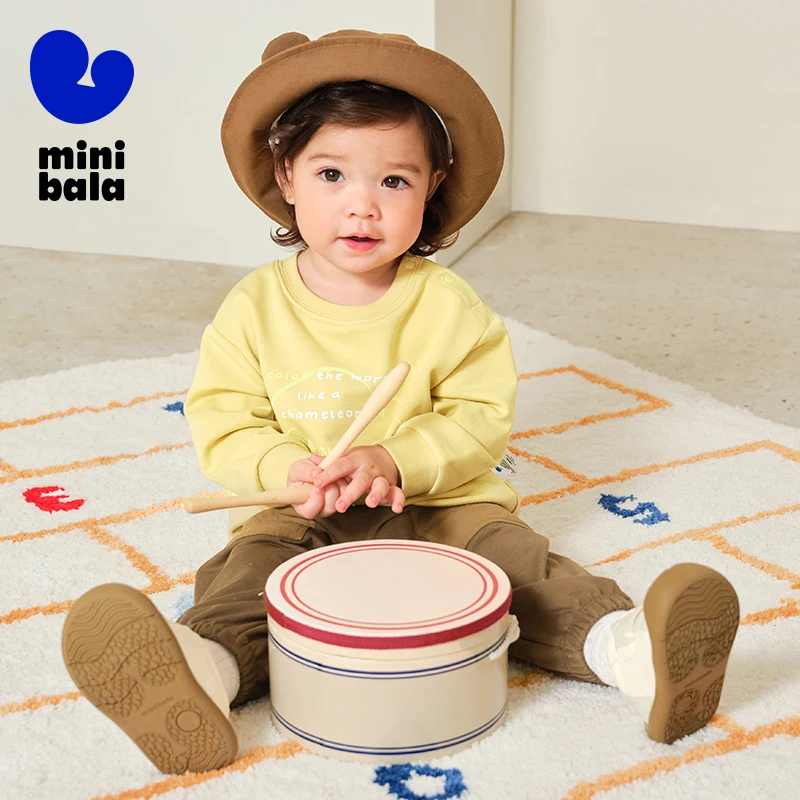 Mini Bala Long sleeve Set for Boys and Girs Kids Baby Loose Sweatshirt and Long Trousers Cute Two - piece Set 2025 Spring
Mini Bala Long sleeve Set for Boys and Girs Kids Baby Loose Sweatshirt and Long Trousers Cute Two - piece Set 2025 Spring
