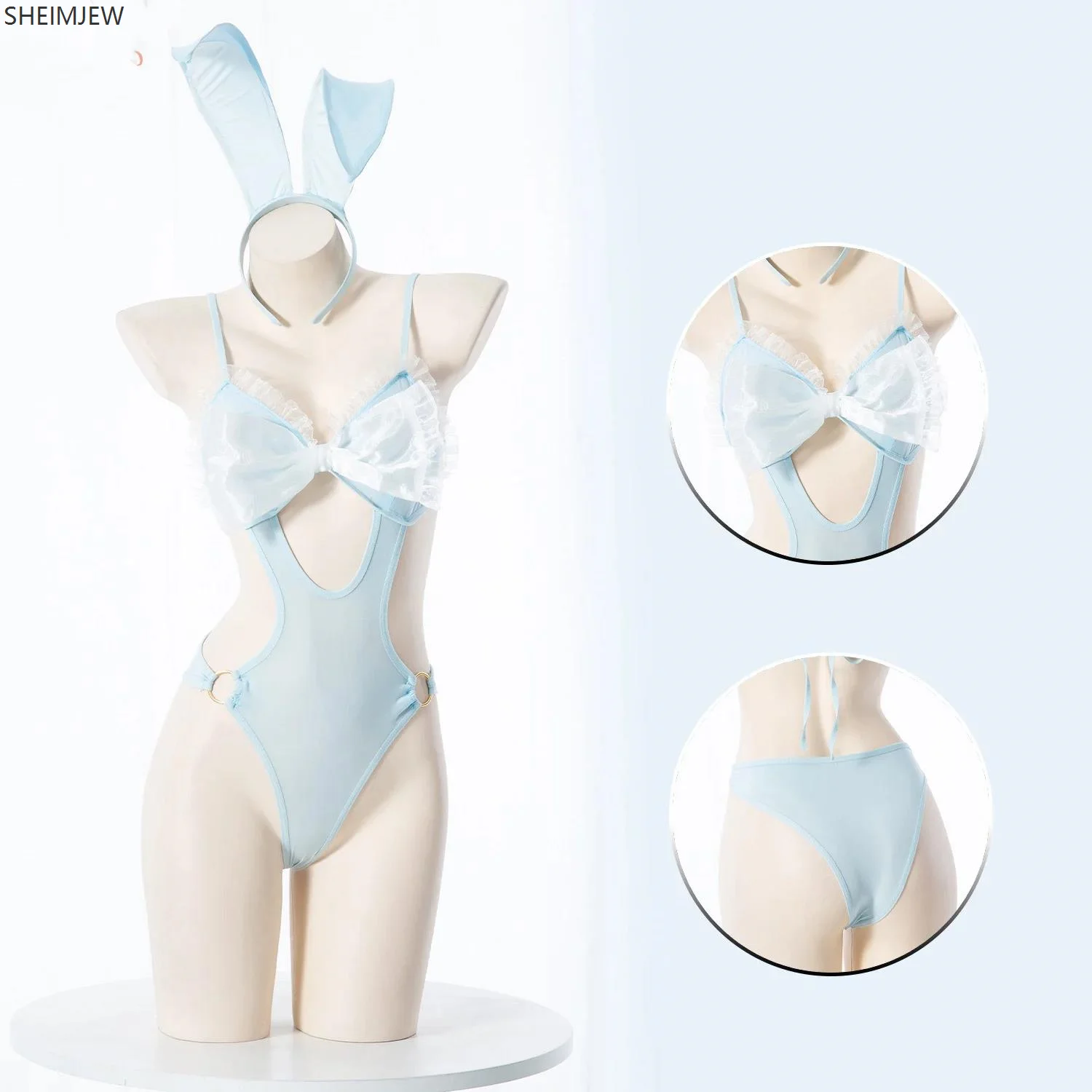 Women Sexy Bunny Girl Cosplay Jumpsuit Anime Sweet Girl Bow Catsuit Game Role-play Uniform With Ears Carnival Bar Party Dress Up
Women Sexy Bunny Girl Cosplay Jumpsuit Anime Sweet Girl Bow Catsuit Game Role-play Uniform With Ears Carnival Bar Party Dress Up