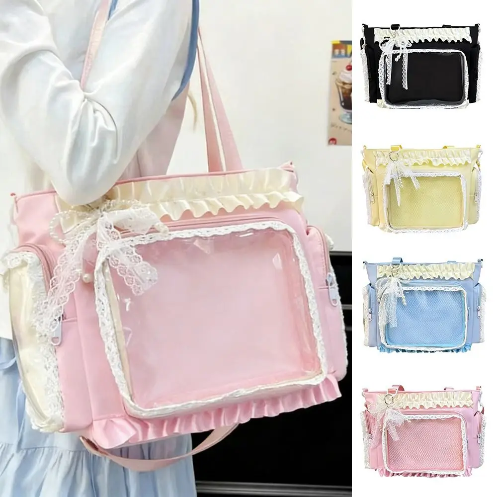Cute Y2K Japanese Ita Bag Transparent Large Capacity Crossbody Bag Lolita Shoulder Bag Women
Cute Y2K Japanese Ita Bag Transparent Large Capacity Crossbody Bag Lolita Shoulder Bag Women