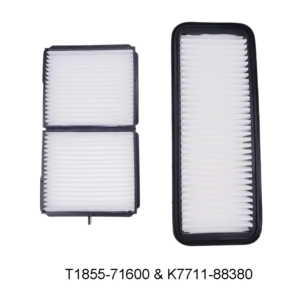 Accessories Plastic 2pcs Air Filter Premium Quality Cabin Air Filter Kit for Kubota RTV1100 T1855 71600 & K7711 88380
Accessories Plastic 2pcs Air Filter Premium Quality Cabin Air Filter Kit for Kubota RTV1100 T1855 71600 & K7711 88380